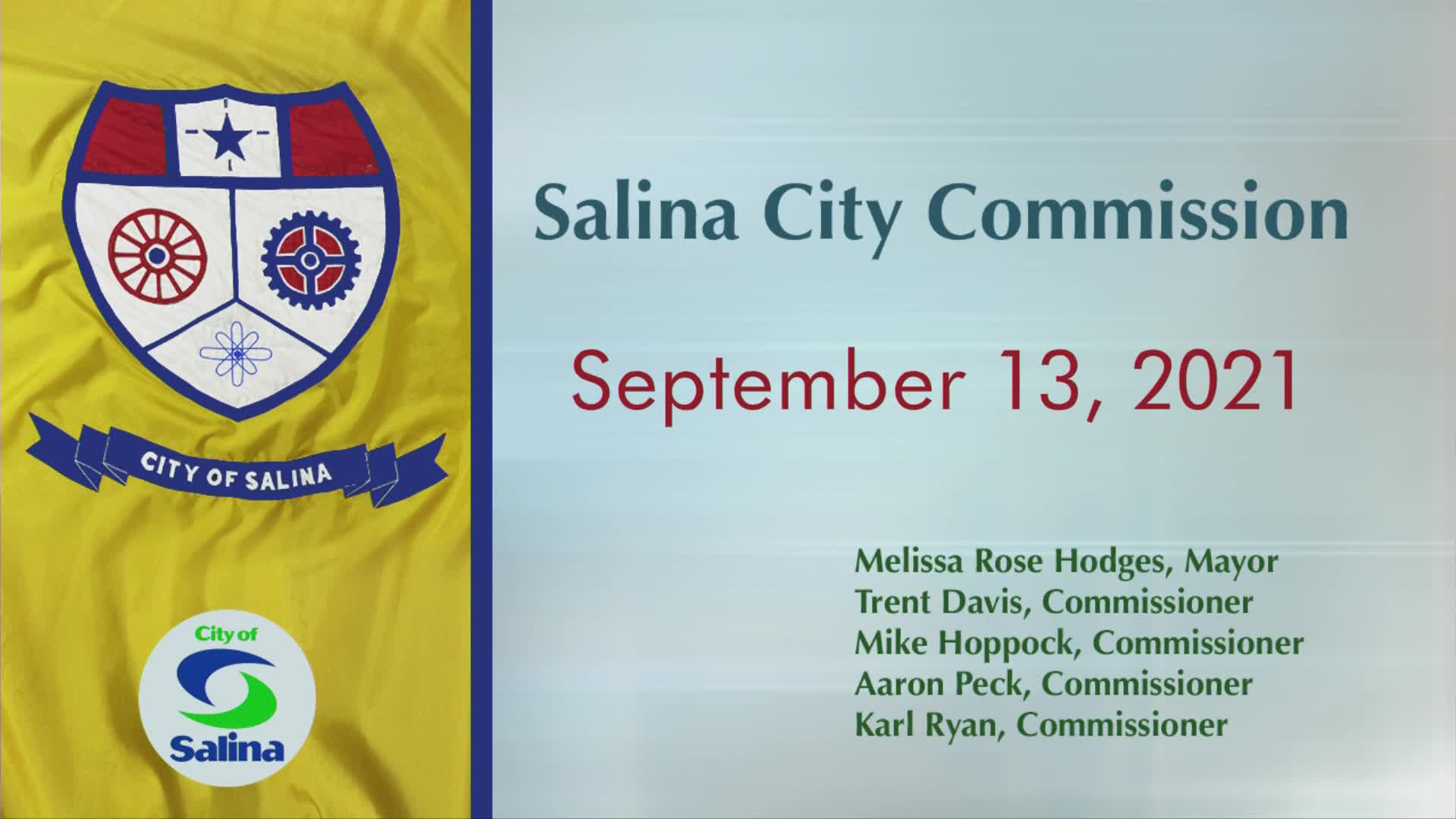 Thumbnail image for Salina City Commission September 13, 2021