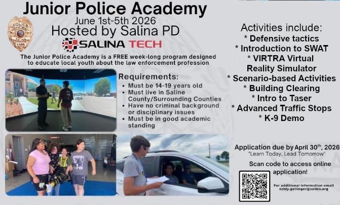 Thumbnail image for Sign Up for the Junior Police Academy
